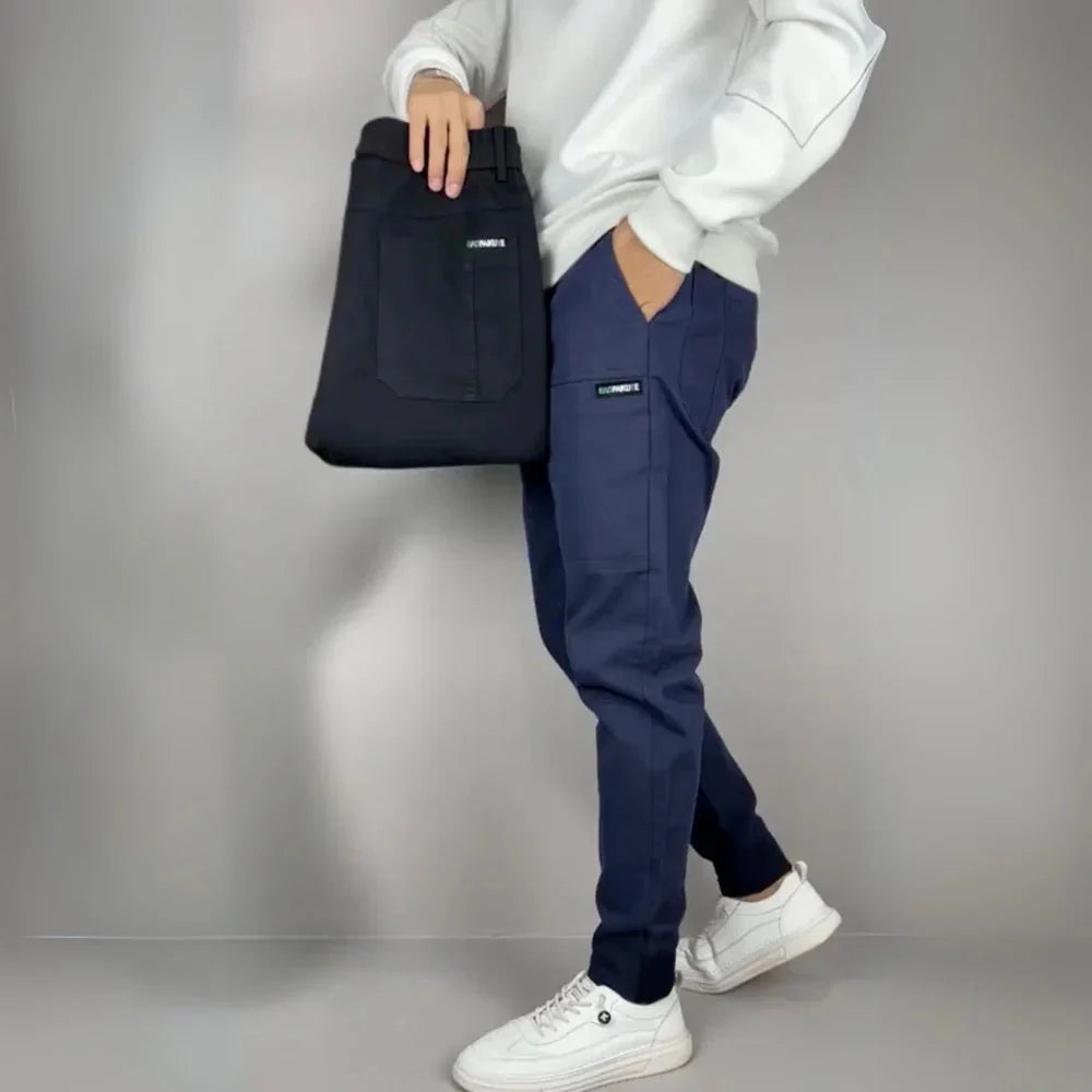 Stretch-Cargohosen Für Herren