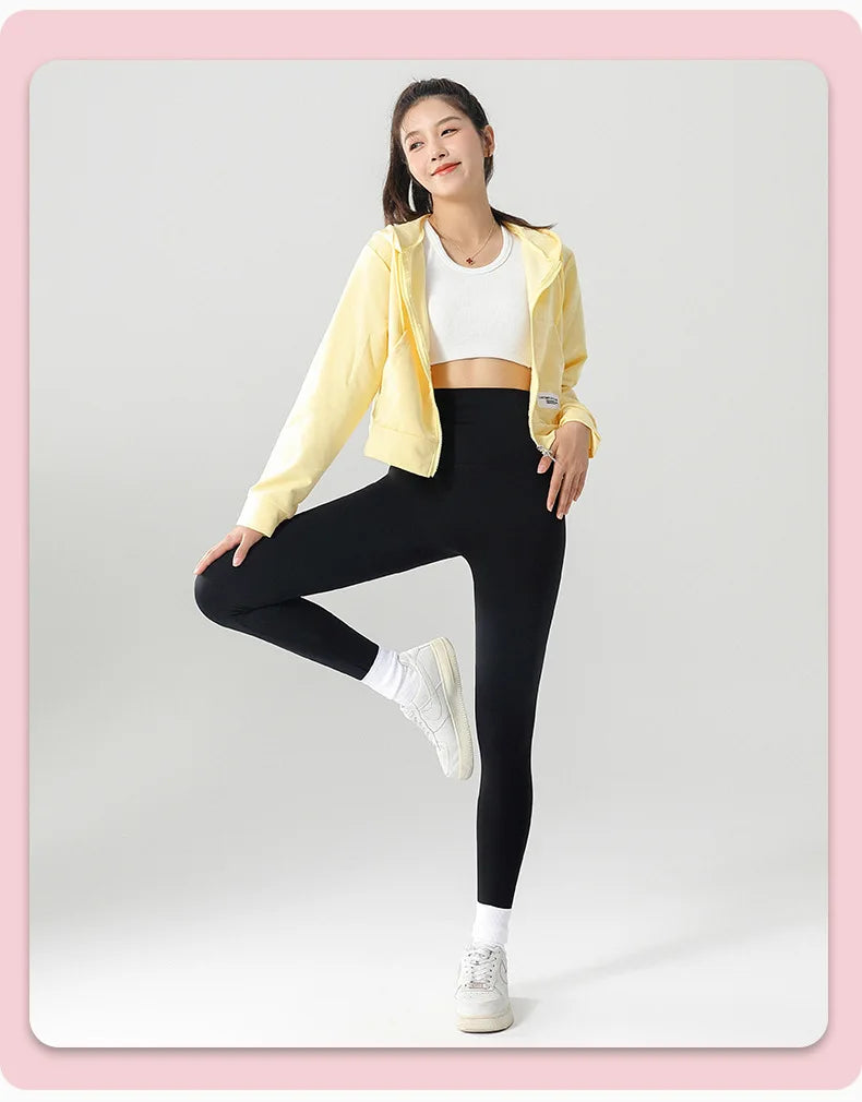 BIVIGAOS-mallas deportivas ajustadas de cintura alta sin costuras para mujer, Leggings de deporte para Fitness, temporada Primavera Verano