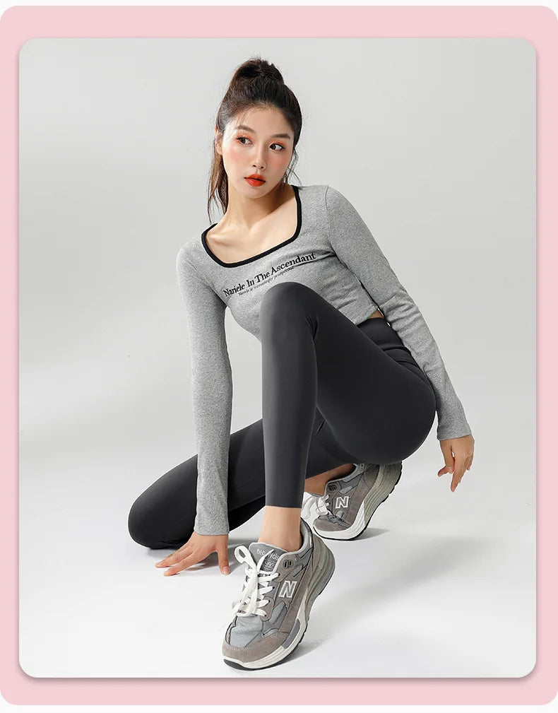 BIVIGAOS-mallas deportivas ajustadas de cintura alta sin costuras para mujer, Leggings de deporte para Fitness, temporada Primavera Verano