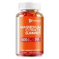 Citrato de magnesio-músculo, hueso, corazón, metabolismo y función de los nervios, alivio de la fatiga-60 gomitas