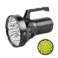 Linterna táctica IMALENT SR16 con 55000 lúmenes de brillo súper brillante, LED CREE XHP50.3 HI, linterna recargable para defensa, largo alcance de hasta 1715 metros, con mango adecuado para caza, búsqueda y emergencias