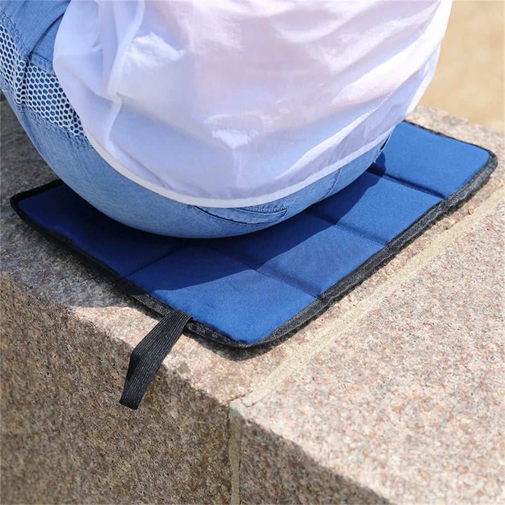Esterilla plegable portátil para acampar, almohadilla de espuma para sentarse, impermeable, tela Oxford, playa, evita la suciedad, senderismo, Picnic pequeño, asiento al aire libre