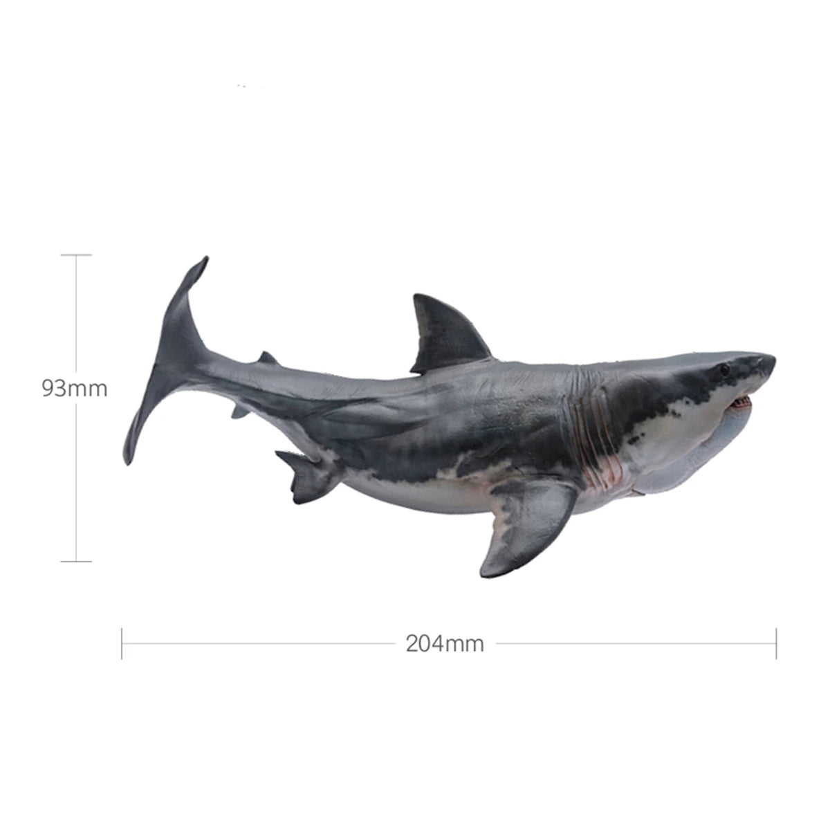 Modelo de Tiburón Megalodón PNSO 15, Animal Marino Prehistórico, Colección de Escenas para Adultos, Juguetes Educativos de Ciencia, Regalo, Decoración del Hogar