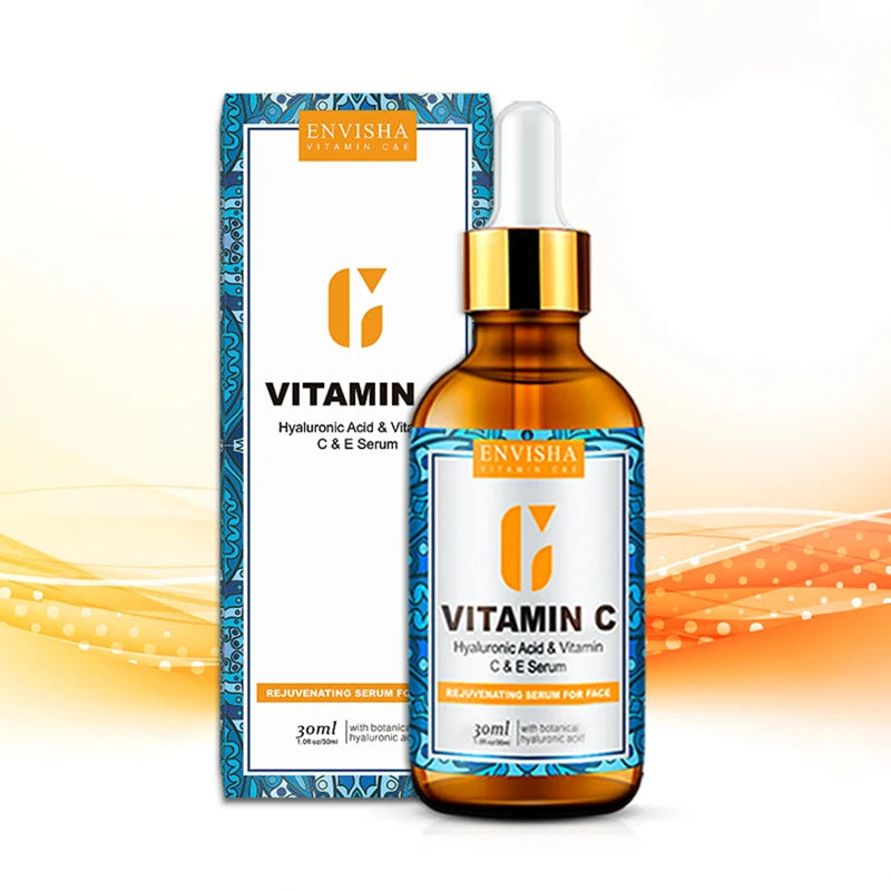 ENVISHA-suero Facial para el cuidado de la piel, vitamina C, ácido hialurónico, Retinol, esencia Facial, antiarrugas, envejecimiento, blanqueamiento, reducción de poros, Belleza