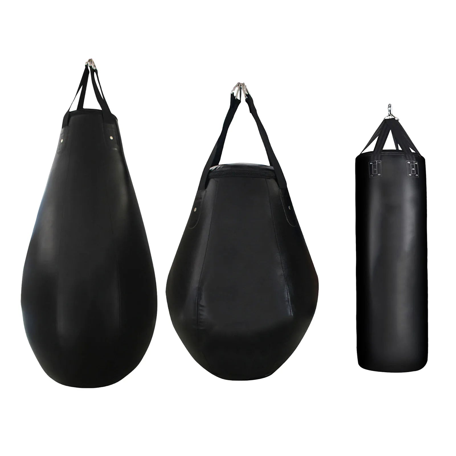 Saco de boxeo pesado para Fitness, bolsa de Kickboxing de cuero PU, MMA, Muay Thai, saco de arena colgante para entrenamiento de boxeo, equipo de Fitness