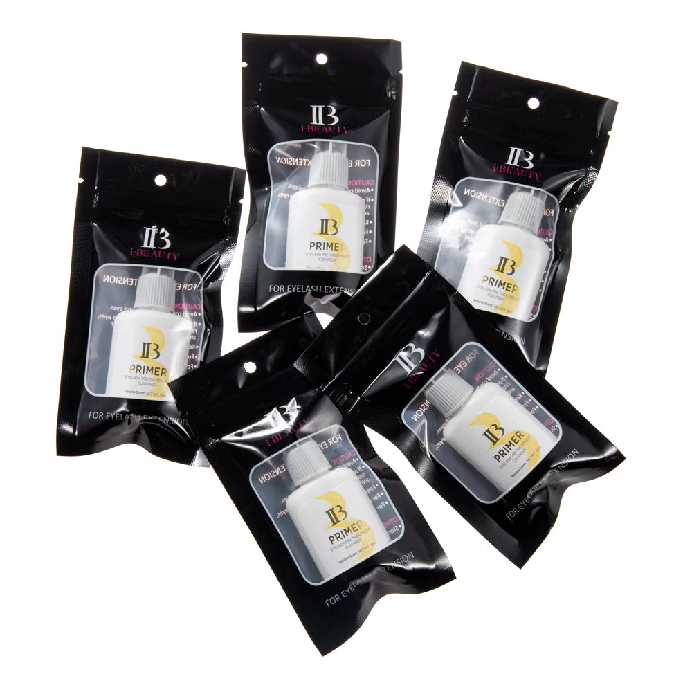 I Beauty Primer recoger agente fijador Super Bonder extensión de pestañas limpiador de imprimación transparente ib plátano rosa aroma