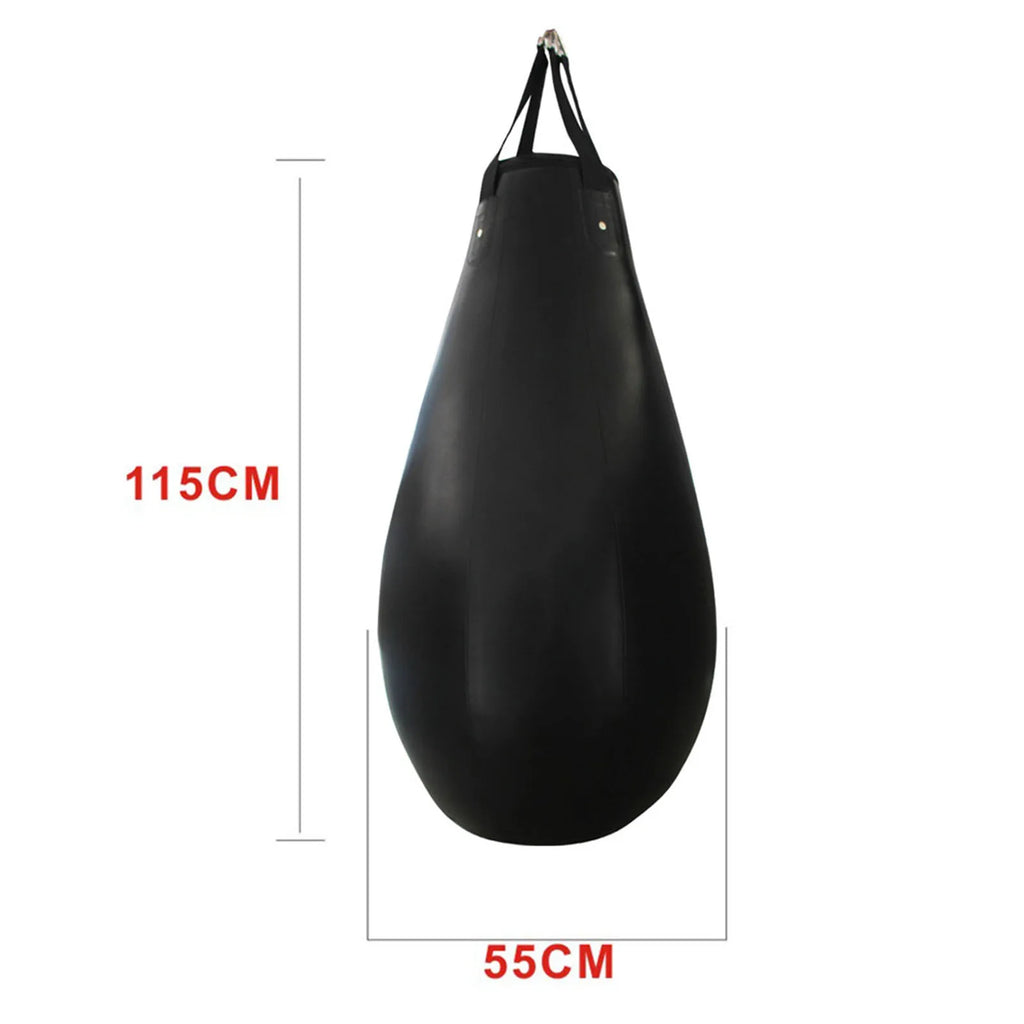 Saco de boxeo pesado para Fitness, bolsa de Kickboxing de cuero PU, MMA, Muay Thai, saco de arena colgante para entrenamiento de boxeo, equipo de Fitness