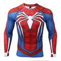 Camisetas con estampado 3D para hombre, camisa de compresión, Cosplay de héroe, camisetas de manga larga, ropa de culturismo para gimnasio y Fitness