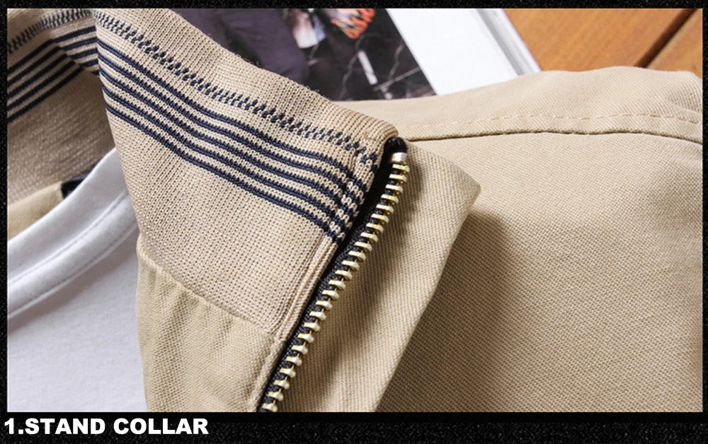 DIMUSI, cazadora de otoño para hombre, prendas de vestir informales para hombre, chaqueta cortavientos gruesa y cálida de lana, abrigos militares de béisbol para hombre, ropa