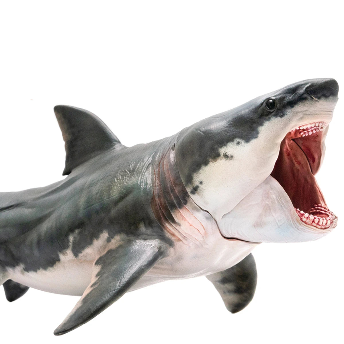 Modelo de Tiburón Megalodón PNSO 15, Animal Marino Prehistórico, Colección de Escenas para Adultos, Juguetes Educativos de Ciencia, Regalo, Decoración del Hogar