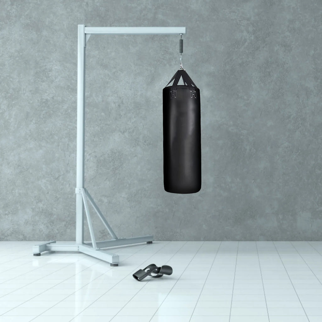 Saco de boxeo pesado para Fitness, bolsa de Kickboxing de cuero PU, MMA, Muay Thai, saco de arena colgante para entrenamiento de boxeo, equipo de Fitness