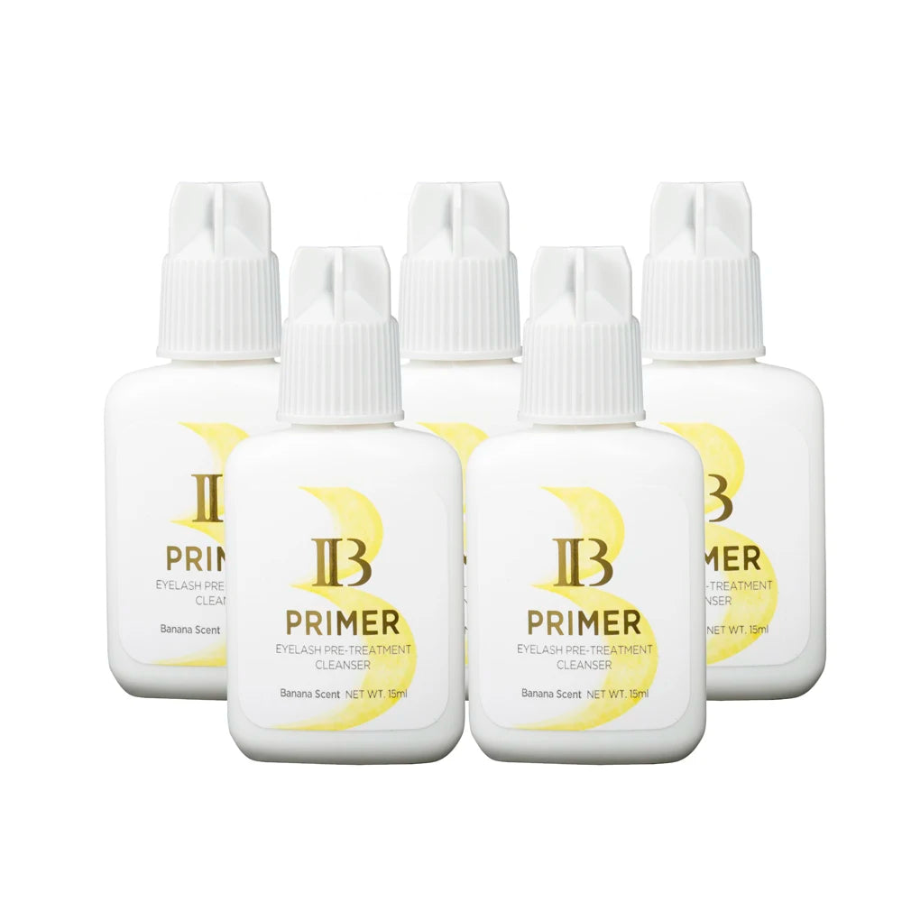 I Beauty Primer recoger agente fijador Super Bonder extensión de pestañas limpiador de imprimación transparente ib plátano rosa aroma