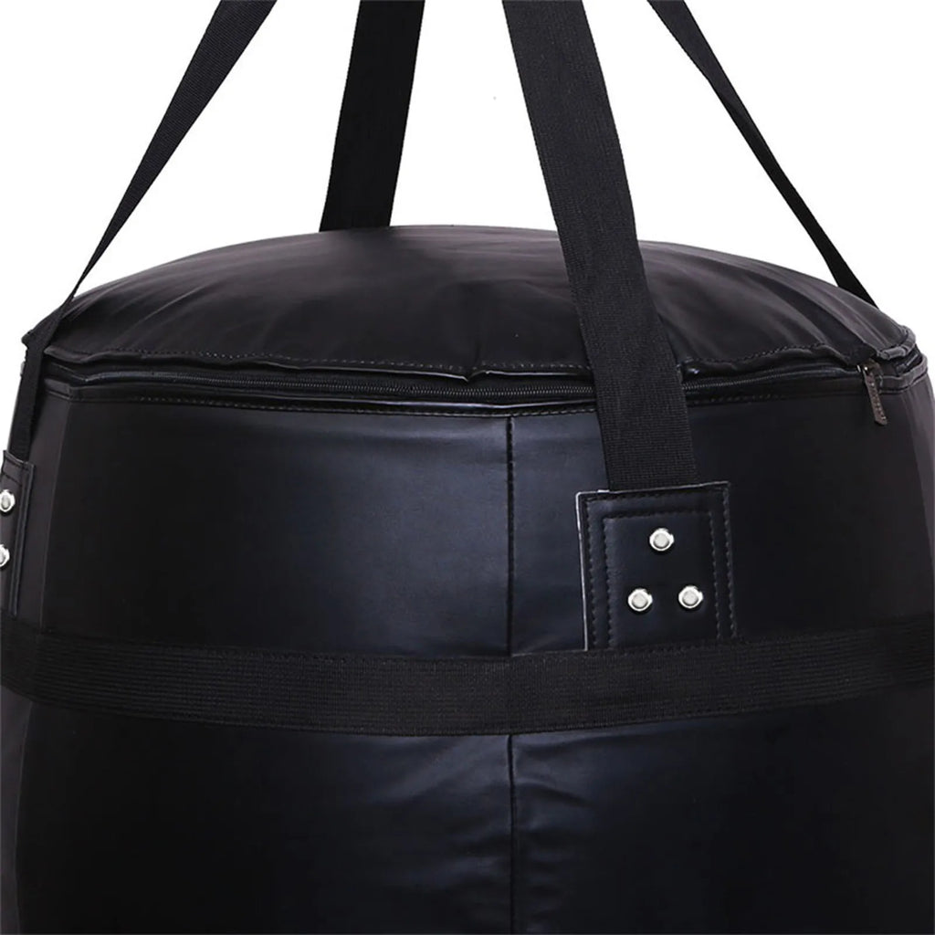 Saco de boxeo pesado para Fitness, bolsa de Kickboxing de cuero PU, MMA, Muay Thai, saco de arena colgante para entrenamiento de boxeo, equipo de Fitness