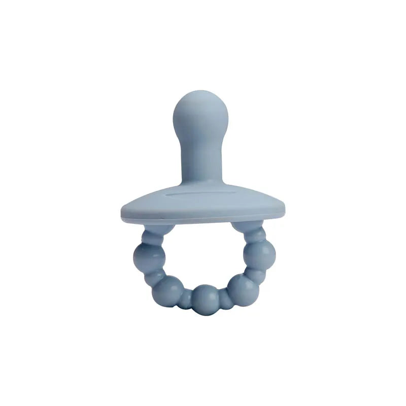 Chupete de silicona para bebé, chupete suave sin BPA, tetina simulada para bebé recién nacido, juguete mordedor para dentición, cadena de chupete colgante