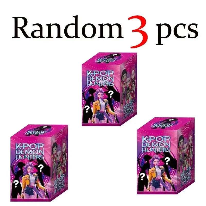 2025 Novedad Anime KPop Muñeco de Vinilo Cazador de Demonios Rumi Mira Zoi, Máscara de Vinilo de Personaje, Caja Sorpresa, Juguete Coleccionable