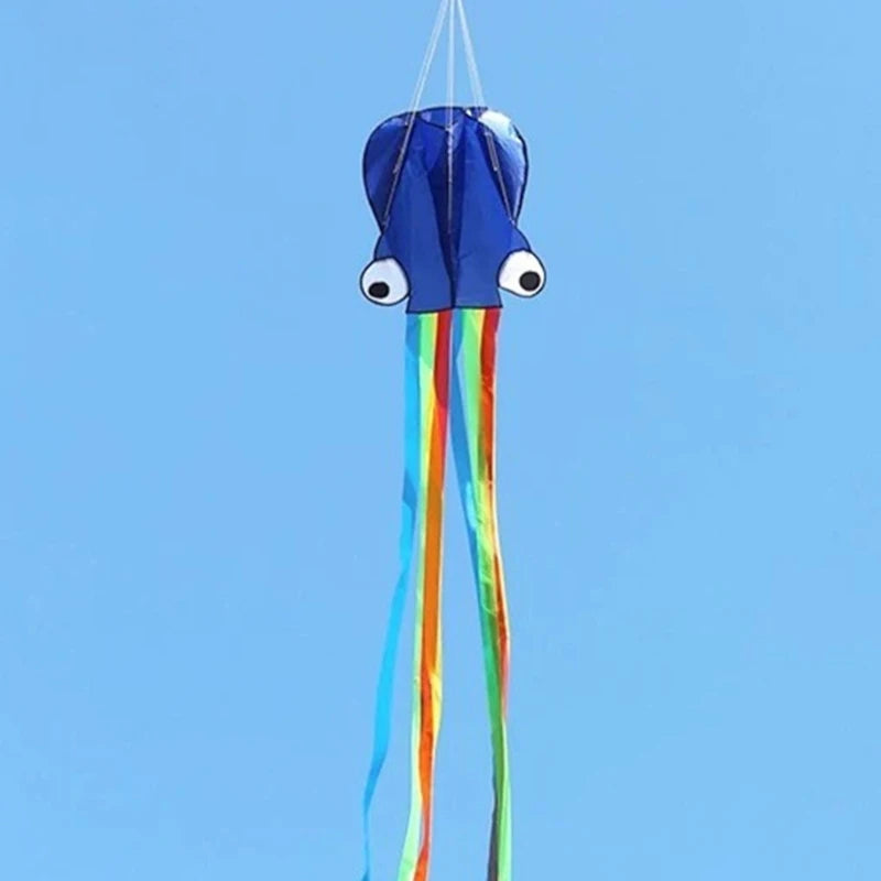 Cometas de pulpo, juguetes de jardín, cometa voladora, cometas inflables profesionales de parapente, cometa suave con cuerda, cometa dragón, cometa de exterior con alerón
