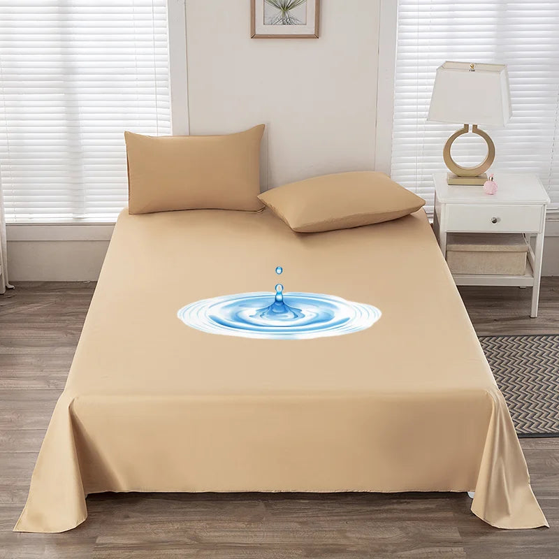 Fundas de cama impermeables 100%, sábanas lavables, prevención de incontinencia, antideslizantes, no incluye funda de almohada para habitación