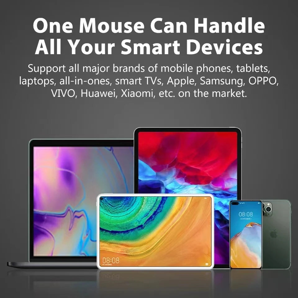 Ratón inalámbrico recargable para jugadores, modos duales, compatible con Bluetooth, 2,4G, para ordenador portátil, tableta, PC, Macbook