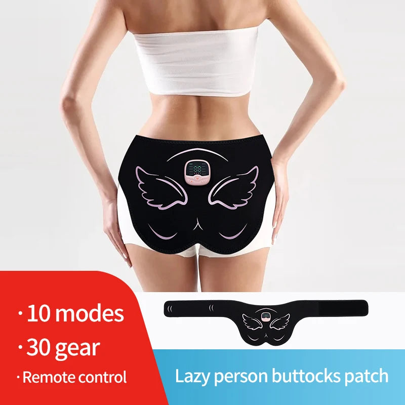 Estimulador muscular eléctrico de glúteos EMS, entrenador de caderas, recargable por USB, levantamiento de glúteos, tóner muscular, perder peso, quema de grasa, Fitness