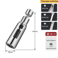 Cabezal de Grifo de Cocina Premium con 3 Modos, Antisalpicaduras, de Aleación Metálica, Ahorrador de Agua, Filtro de Ducha Ajustable para Fregadero Universal
