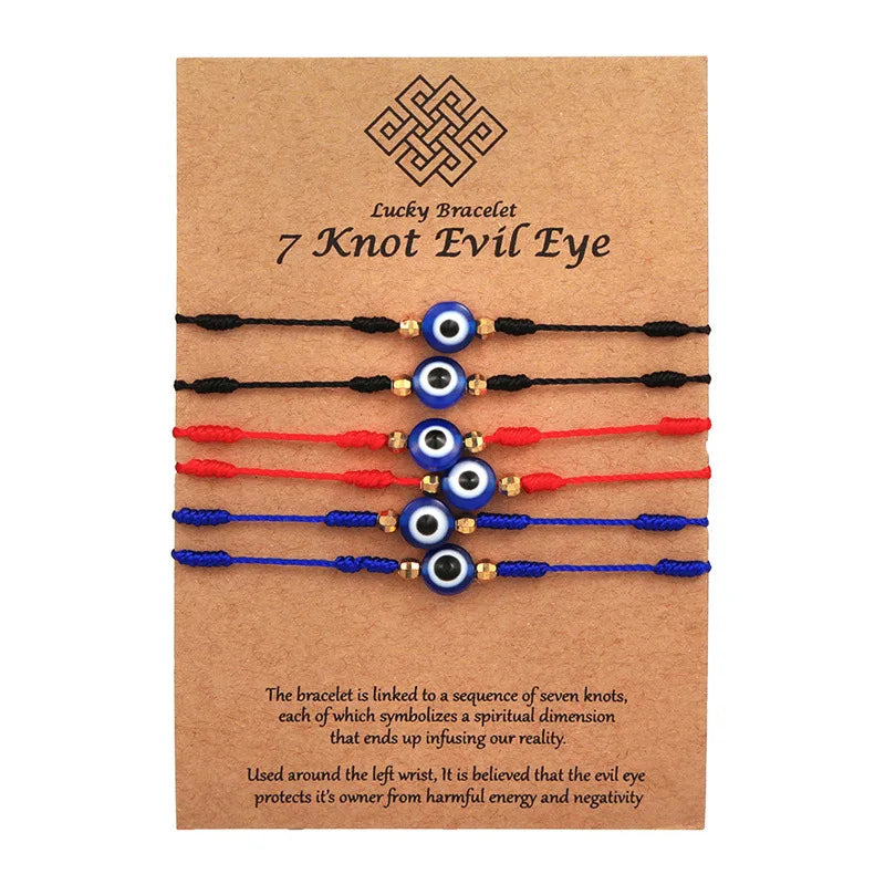 Pulsera de pareja para mujer, cadena de cuerda trenzada hecha a mano, corazón de madre e hija, pulseras con dijes, regalo de joyería de hermana de la amistad de la suerte