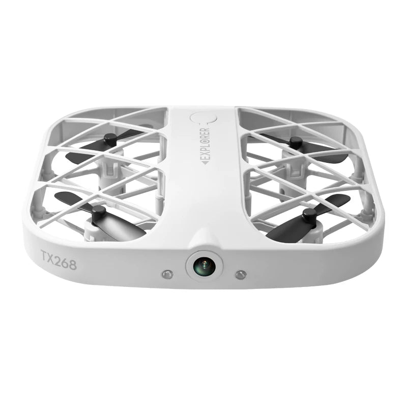 JJRC H107 Dron RC con 2 baterías RC Dron 8K 4K Quadcopter con cámara control remoto Drone juguetes de Navidad regalo para niños chico