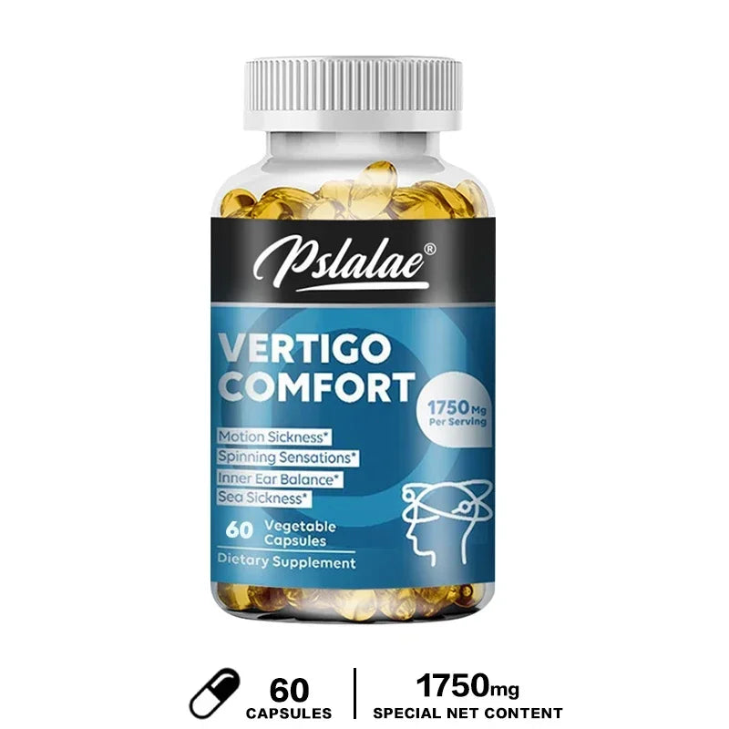 Cápsulas de alivio de Vertigo: equilibrio interno del oído, alivia la vertigo, la mareos y el zumbido