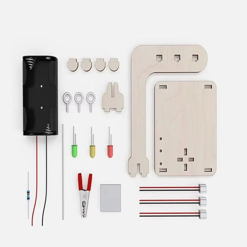 Juguetes para semáforos Señales de tráfico Personas Ciencias para niños Pequeñas creaciones Experimentos de física Producción de tecnología