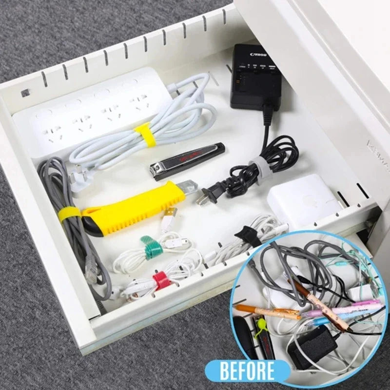 Organizador de cables, gestión de cables, enrollador de cables, Protector de cinta para bridas de cables, accesorios para teléfono, Organizador de cables
