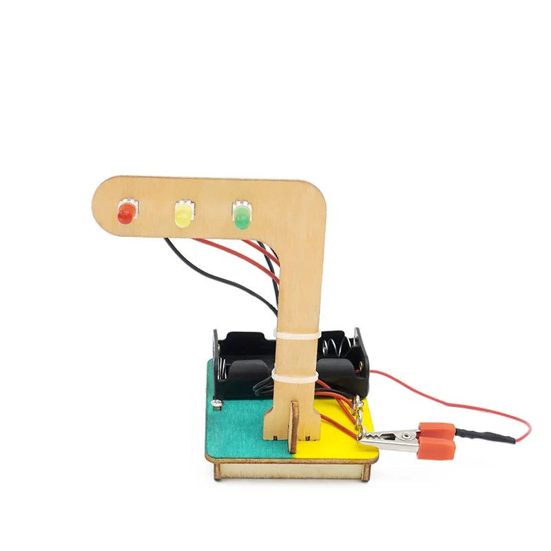 Juguetes para semáforos Señales de tráfico Personas Ciencias para niños Pequeñas creaciones Experimentos de física Producción de tecnología