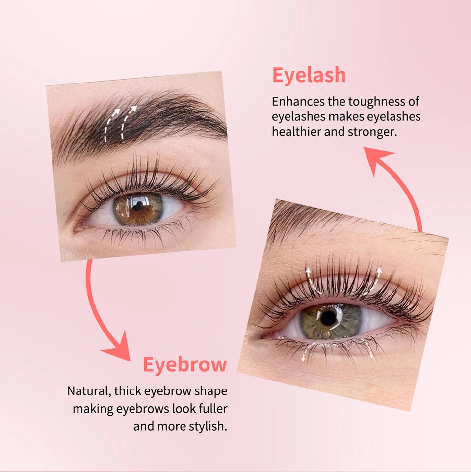 Suero potenciador de cejas, ingredientes naturales nutritivos para pestañas más largas, más gruesas y más abundantes, maquillaje de ojos, cosméticos