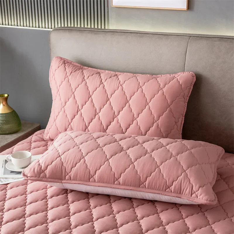 1/2 piezas funda de almohada impermeable antimanchas funda de almohada lavable a máquina decoración de dormitorio adecuada para niños y mascotas