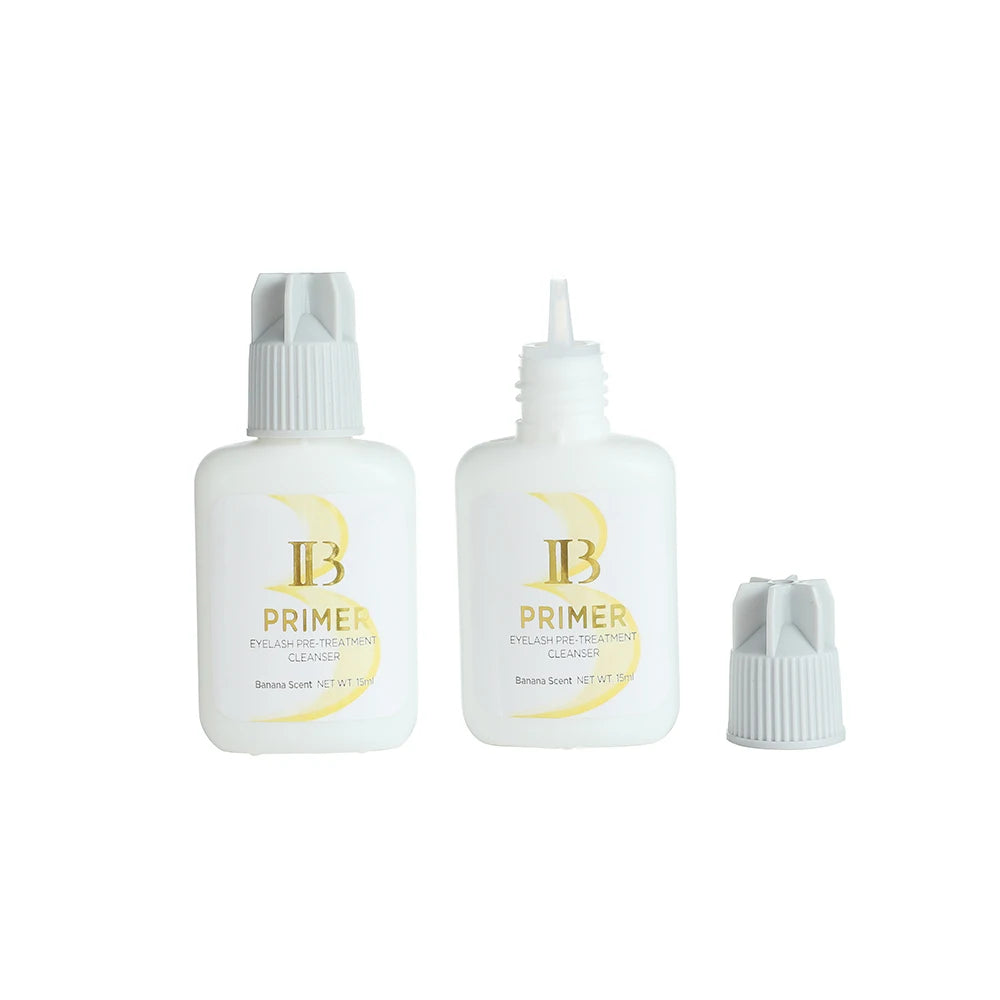 I Beauty Primer recoger agente fijador Super Bonder extensión de pestañas limpiador de imprimación transparente ib plátano rosa aroma