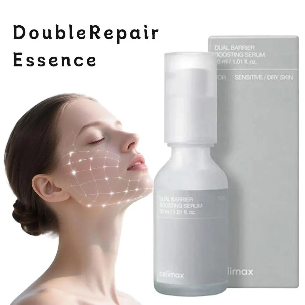 Suero Celimax de Doble Barrera para Piel Seca y Sensible, Calmante, Nutritivo Profundo e Hidratante, Esencia Facial Coreana Original