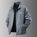 2025 Chaqueta de protección solar de verano para hombre, ultraligera, fina, agradable a la piel, transpirable, a prueba de rayos UV, abrigo protector solar de seda helada para pesca