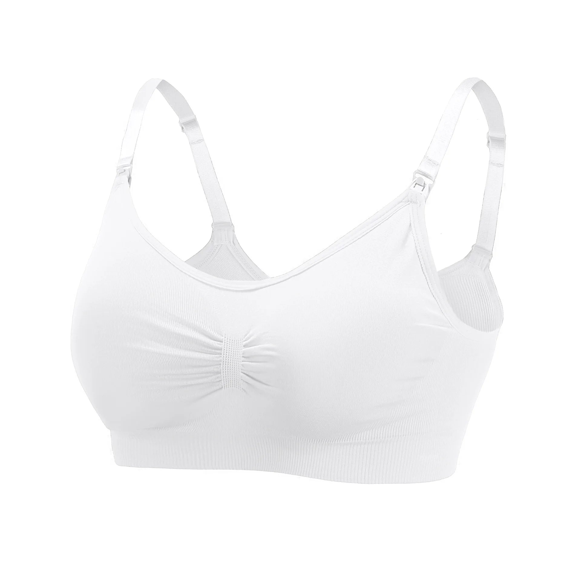 Sujetadores de lactancia de alta calidad, de algodón, para embarazadas, ropa interior sin costuras, talla grande, transpirable, con efecto push-up.