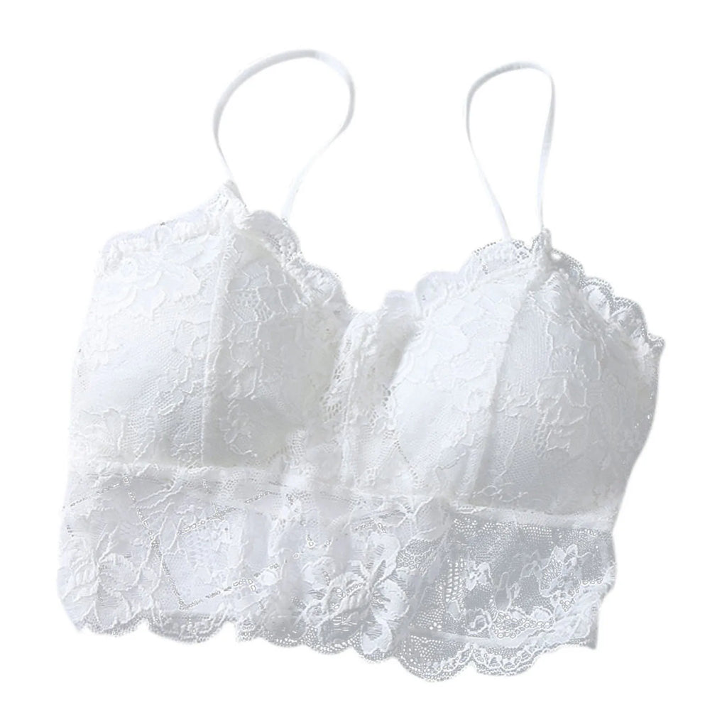 Top Sexy de encaje de verano para mujer, Tops sólidos sin mangas, Bralette sin relleno, sujetador, corpiño con cremallera en la espalda, camiseta sin mangas para discoteca, lencería de talla libre
