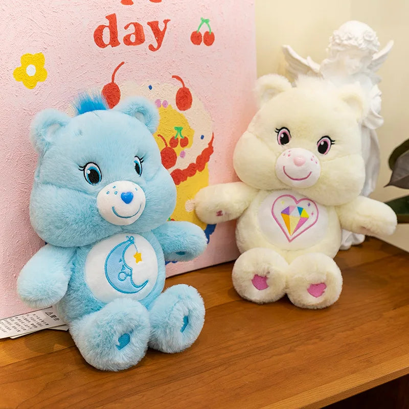 Auténticos Ositos Cariñosos de Peluche de 33 cm, Juguetes de Peluche Kawaii, Osos de Dibujos Animados para Cumpleaños, Muñecos de Peluche Suaves para Niñas y Niños, Juguetes Lindos, Almohadas de Peluche, Regalos