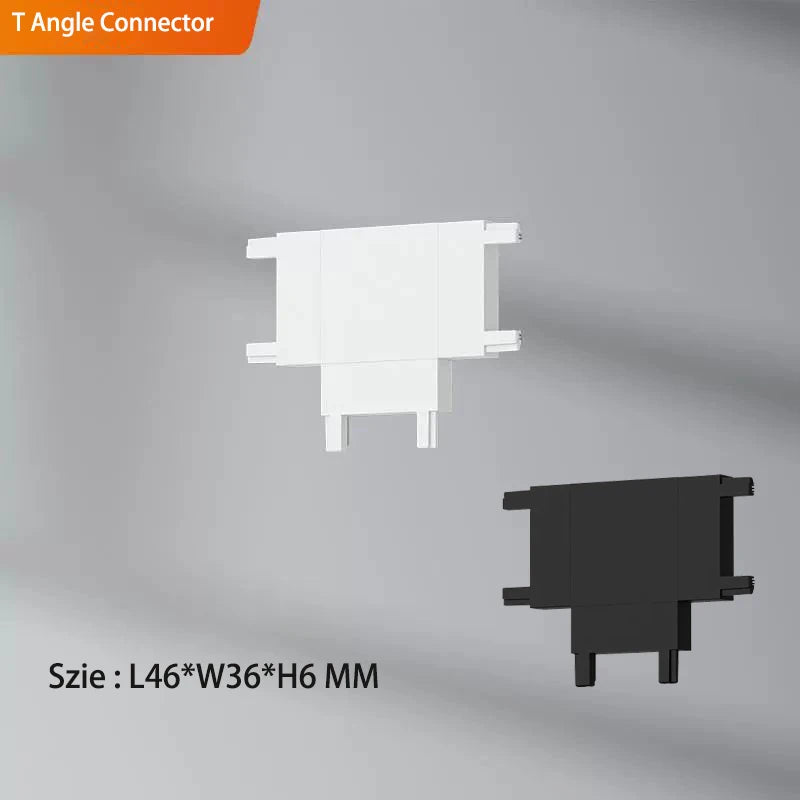 Sistema de luz de pista magnética de montaje en superficie de techo regulable Tuya Zigbee inteligente fino de 6MM lámpara delgada blanca y negra segura DC48V para el hogar
