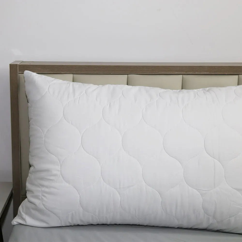 Funda de almohada gruesa con cremallera, Protector de almohada impermeable, funda de almohada de cama suave y transpirable