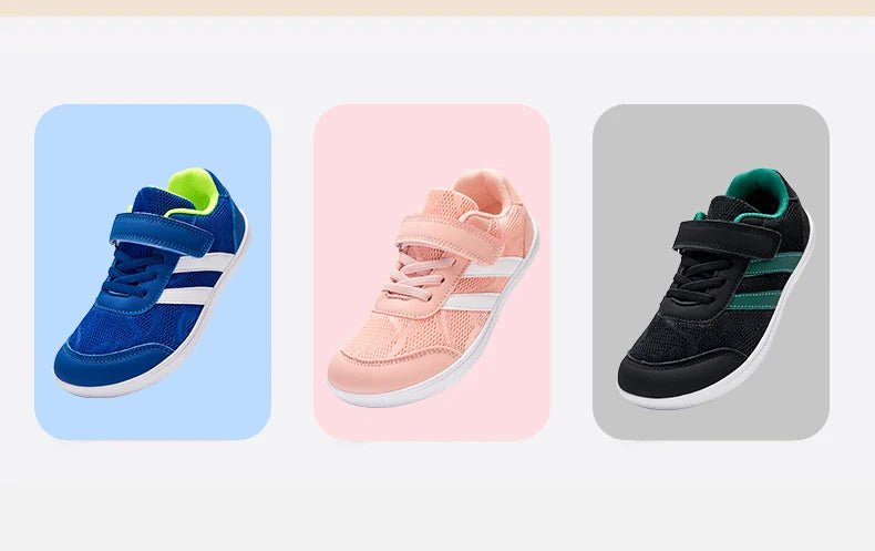 Zapatos Minimalistas para Niños Pequeños/Grandes, Zapatos Deportivos Anchos para Niños y Niñas, Zapatos Planos para Caminar y Patinar
