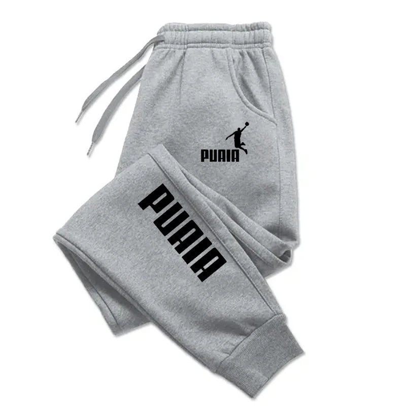 Pantalones estampados para hombre, ropa deportiva para correr, Fitness, Harajuku, otoño e invierno, novedad