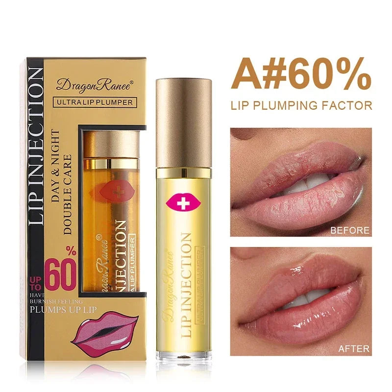 Suero potenciador de labios instantáneo, Aceite hidratante antiarrugas, cuidado de labios Sexy, voluminizador extremo, brillo de labios cosmético