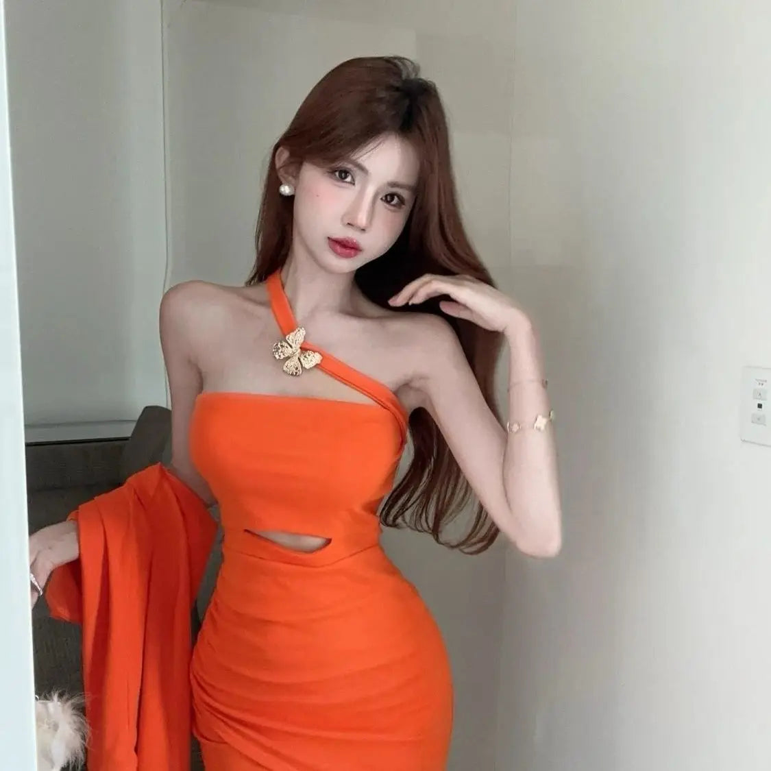 Vestidos Elegantes Para Mujer Sexy Vestidos ajustados bata Mini Primavera Verano ajustado plisado Casual Chic