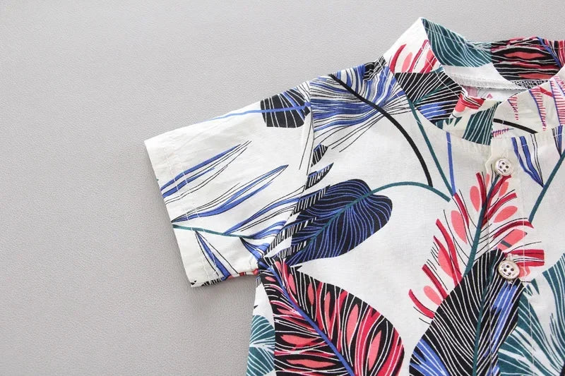 Conjunto de ropa de bebé de 2 uds., trajes infantiles para niños, ropa para niños, traje de moda para bebé, conjunto de ropa informal de verano, pantalones cortos superiores