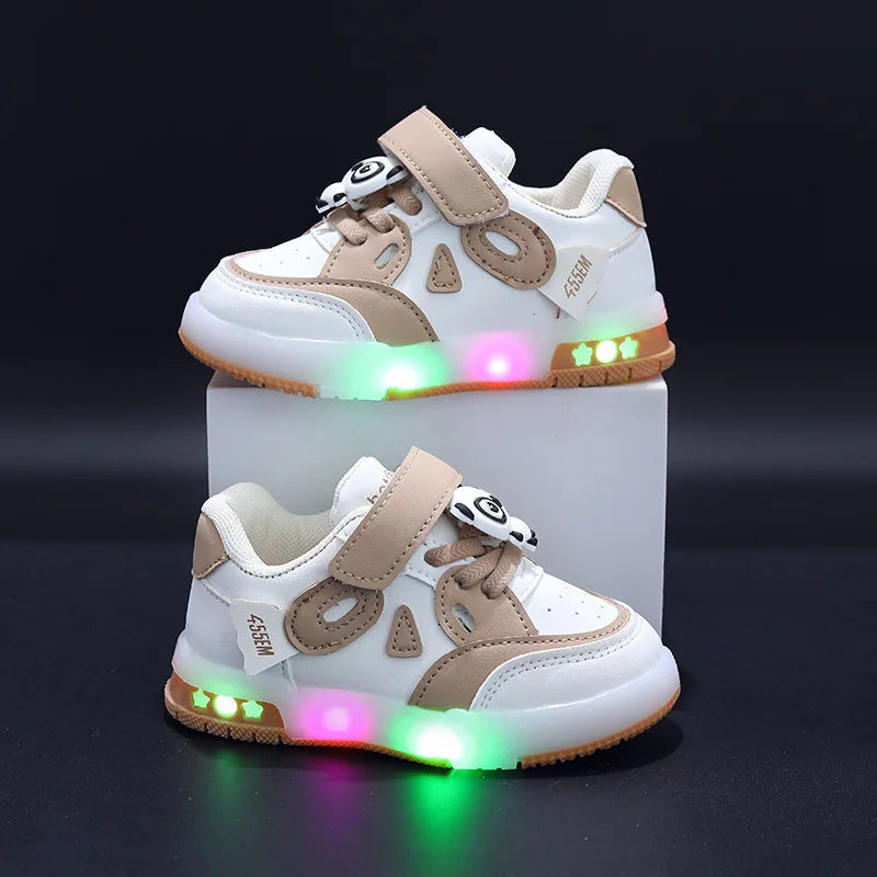 Zapatillas de deporte para chico 2025, otoño, nuevo zapato iluminado para chico, zapatillas de deporte para niño, zapatos bonitos para niña, tenis de moda, zapatos de diseñador para mujer, Кроссоkus