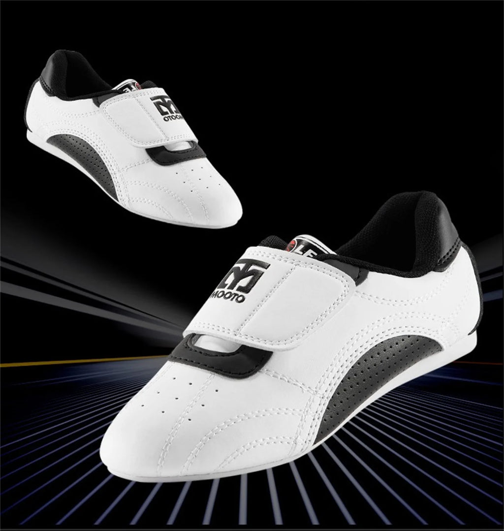 Zapatos de Taekwondo para niños y adultos, calzado de gimnasio, kung fu, Jujutsu, entrenamiento de karate, suela suave de goma transpirable