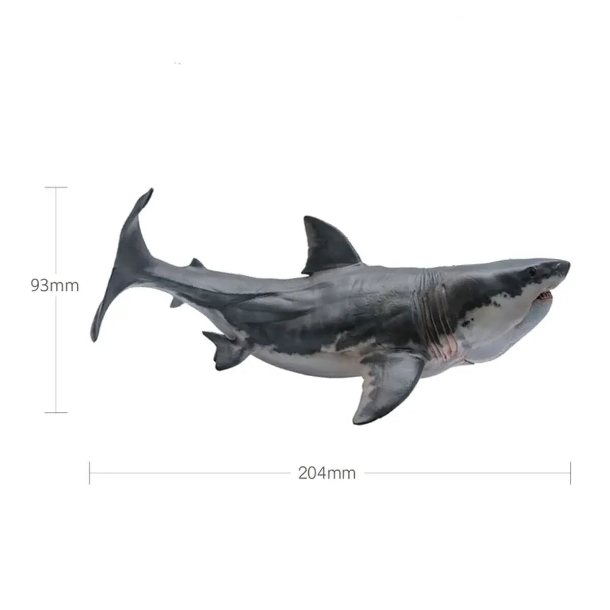 Modelo de Tiburón Megalodón PNSO 15, Animal Marino Prehistórico, Colección de Escenas para Adultos, Juguetes Educativos de Ciencia, Regalo, Decoración del Hogar
