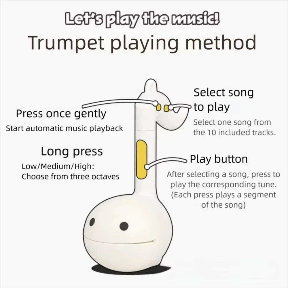  Otamatone Mini música electrónica juguetes musicales creativos de producción de sonido instrumentos musicales relajantes relajantes notas musicales lindas