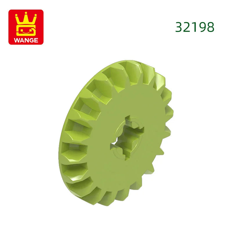 Wange157uds./lote 32198 bloques de construcción cónicos de 20 dientes, accesorios técnicos MOC compatibles con bloques, juguetes para niños, caja de regalo